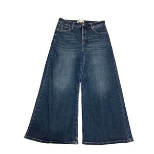 Freckled Poppy x Risen sz 13 or 31 Wide leg dark wash jeans PW21518-27